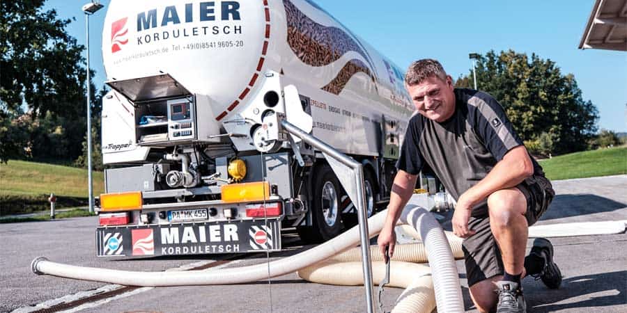 Hoher Standard bei der Lieferung von losen Holzpellets